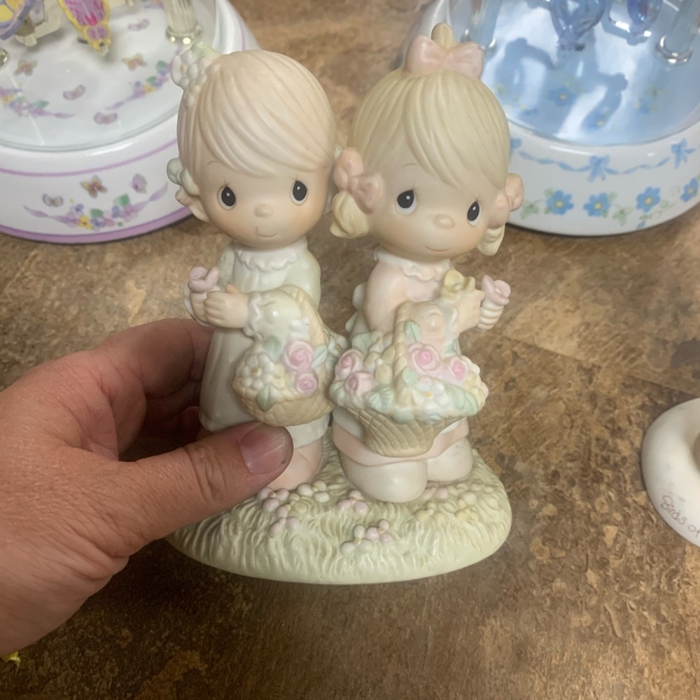 Precious Moments figurines.